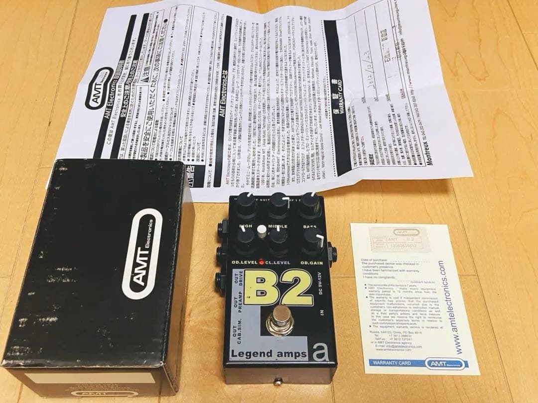 AMT Legend amps B2 Bogner Extasyプリアンプ