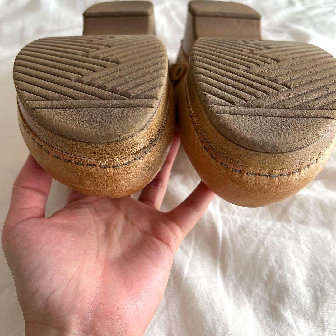 希少カラー✳︎ダンスコ　サボ　ストラップ　37 23.5〜24 ハニー 2way