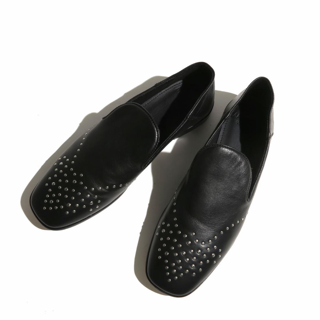 24cm MARITAN VERONA スクエアートゥー スタッズ ローファー