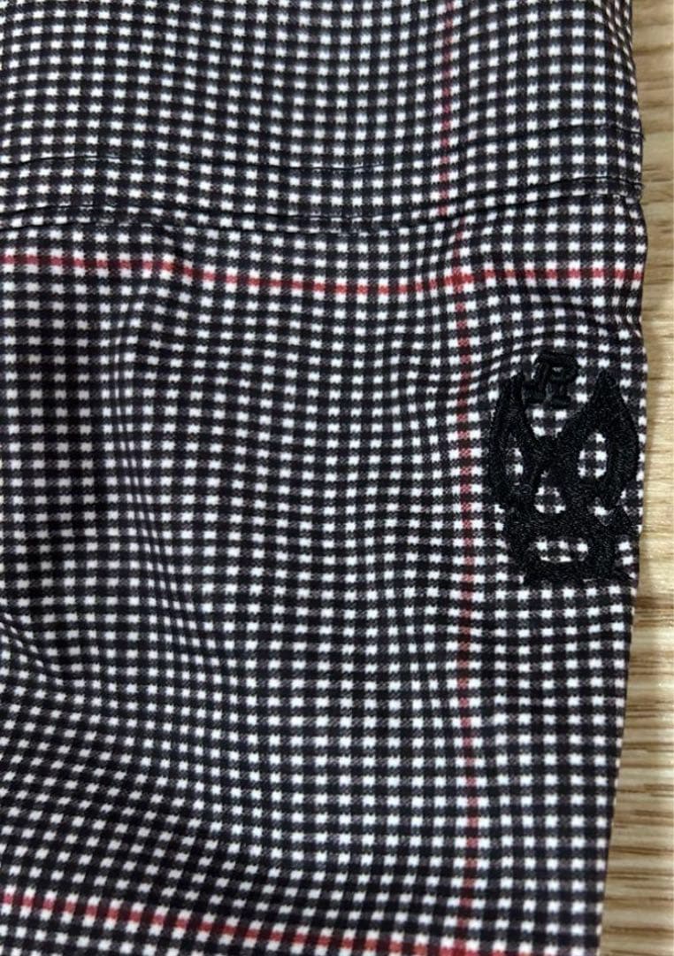 Russeluno チェック柄 スリムフィットパンツ