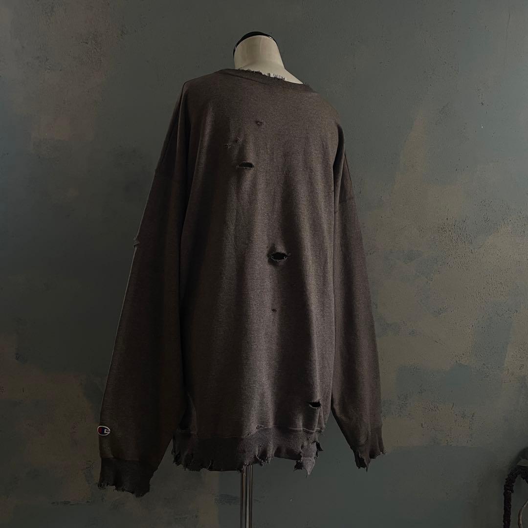 90s born paint“ grange”グレー”XL“boro sweat