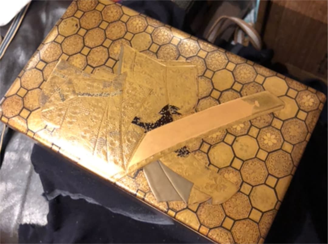 総蒔絵　茶箱　禧尽くし　野立て