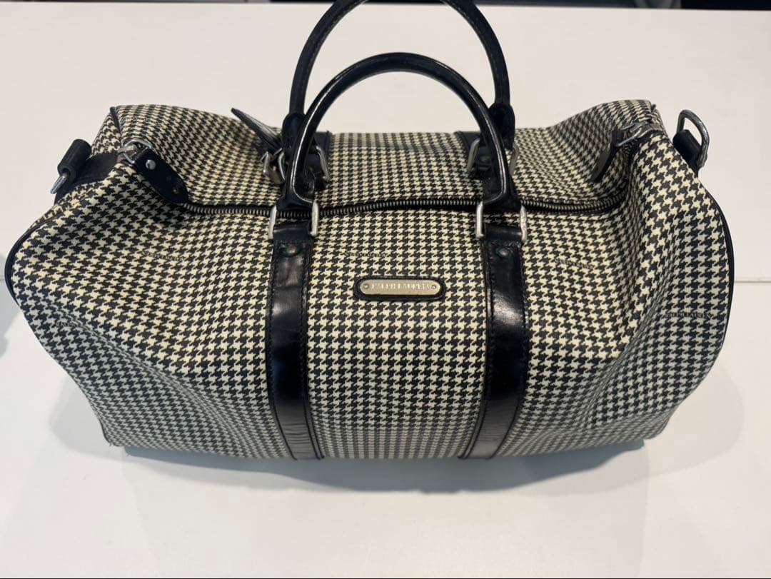 Ralph Lauren ボストンバッグ ハウンドトゥース　ラルフローレン　中古