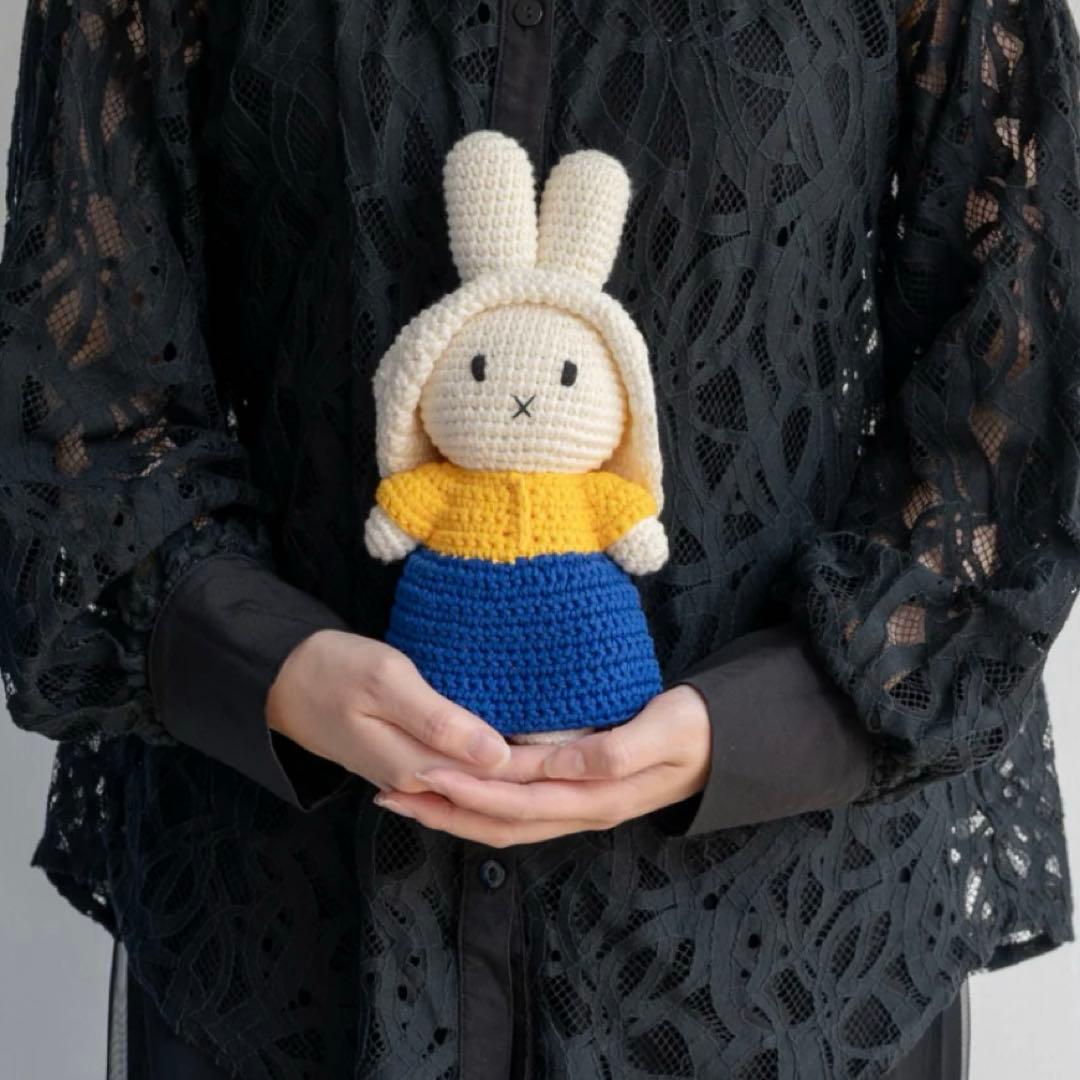 ミッフィー絵画シリーズあみぐるみ　ぬいぐるみ3体セット　ジャストダッチ新品未使用