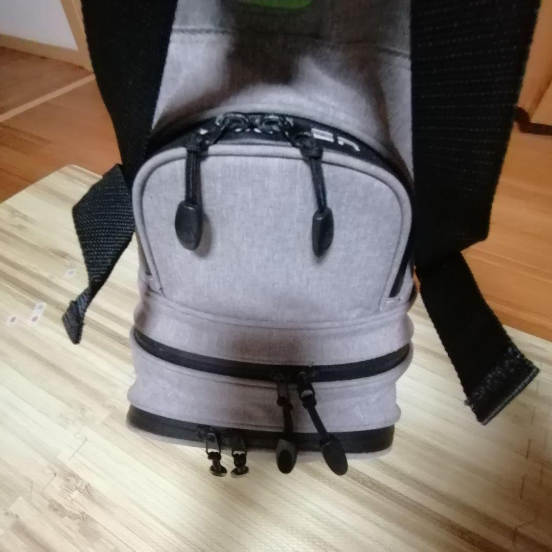 【mocost2000】 BIG MAX キャディバッグ グレー/グリーン