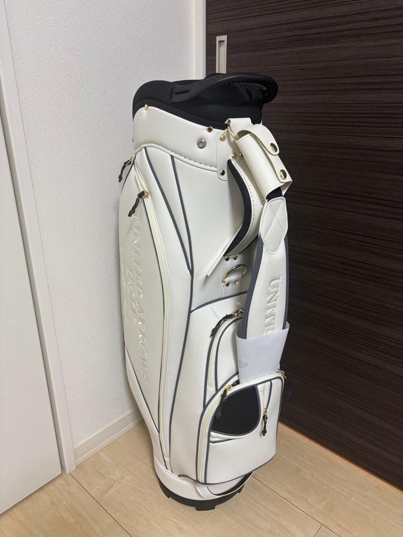 【新品未使用】ユナイテッドアローズゴルフ キャディバッグ ホワイト 軽量