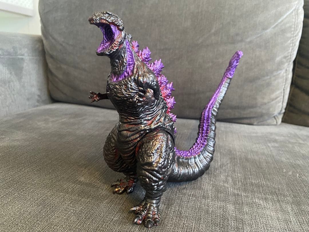 シンゴジラ(ニジゲンノモリ限定カラー)✖️エヴァ初号機カラー　メカゴジラ3式機龍