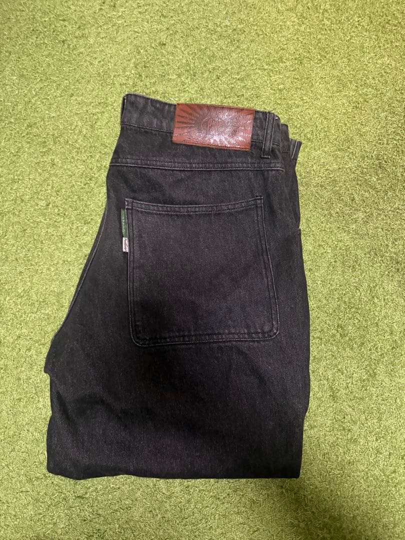 punkandyo バギーデニム ブラック 34インチ