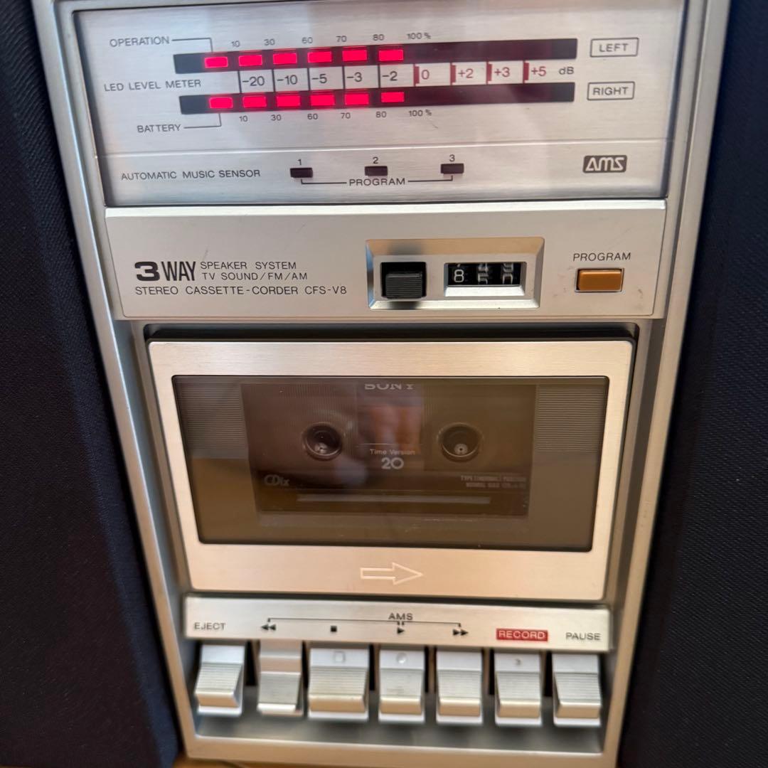 動作品 SONY ラジカセ CFS-V8 マルチプレックス ZILBA'P