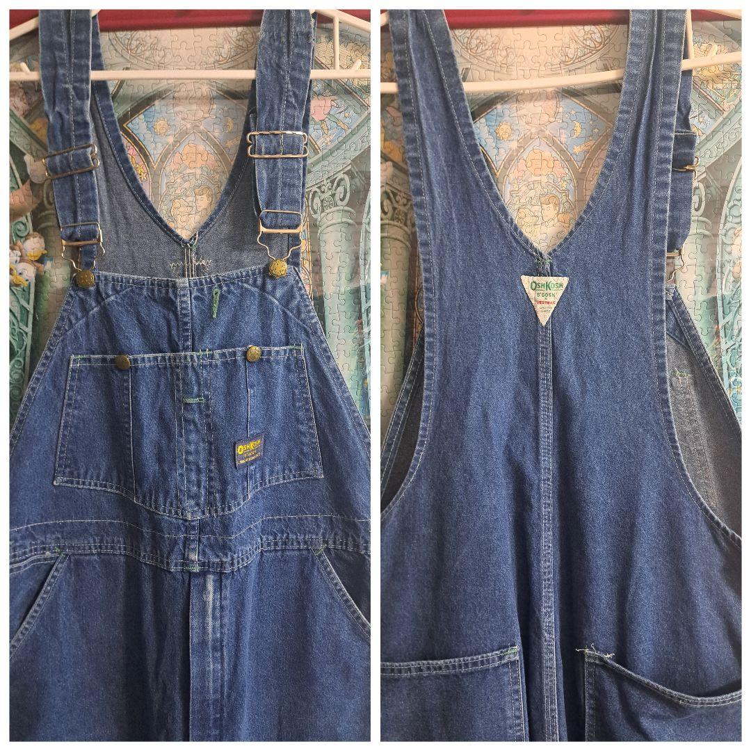エ*カ様 60s　USA製　オシュコシュ　ヴィンテージ　42タロン　濃紺　レア