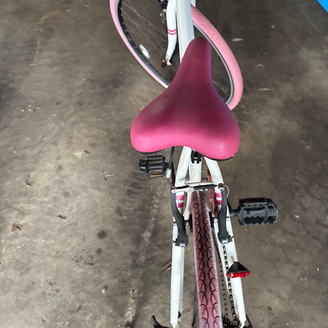 パンダ シティサイクル ホワイト/ピンク引き取り限定