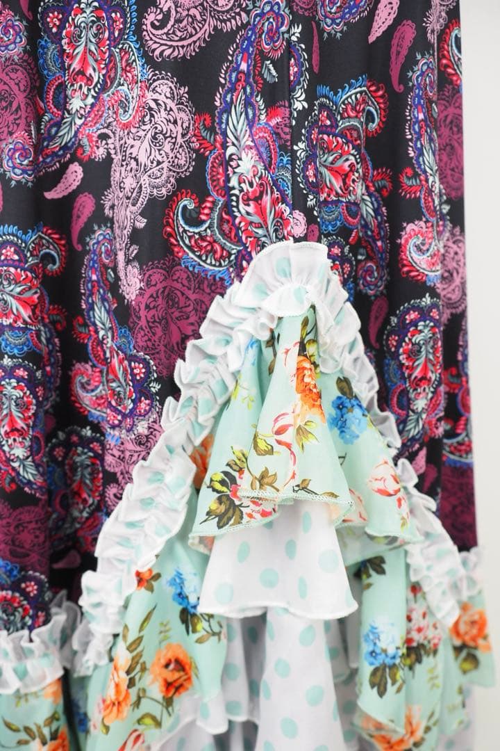 フラメンコ　ファルダ　新品　フラメンコ衣装　レッスンファルダ　Leirena