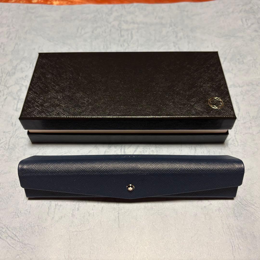 【レア】モンブラン　ペンポーチ（ペンケース）　サルトリアル　インディゴ