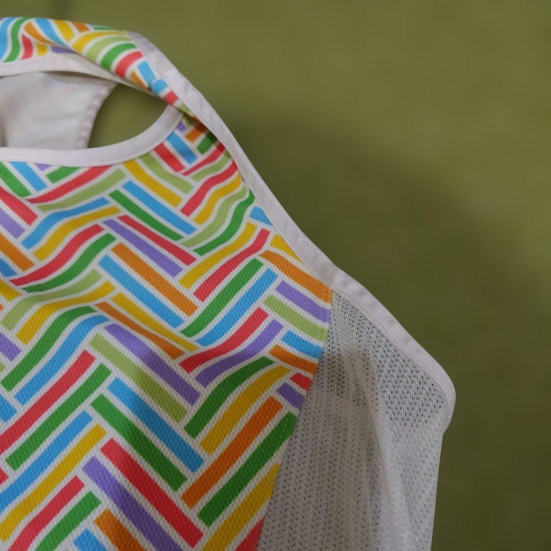 ALPHAICON 幾何学模様 メッシュ犬服 1XL サマークーリングタンク