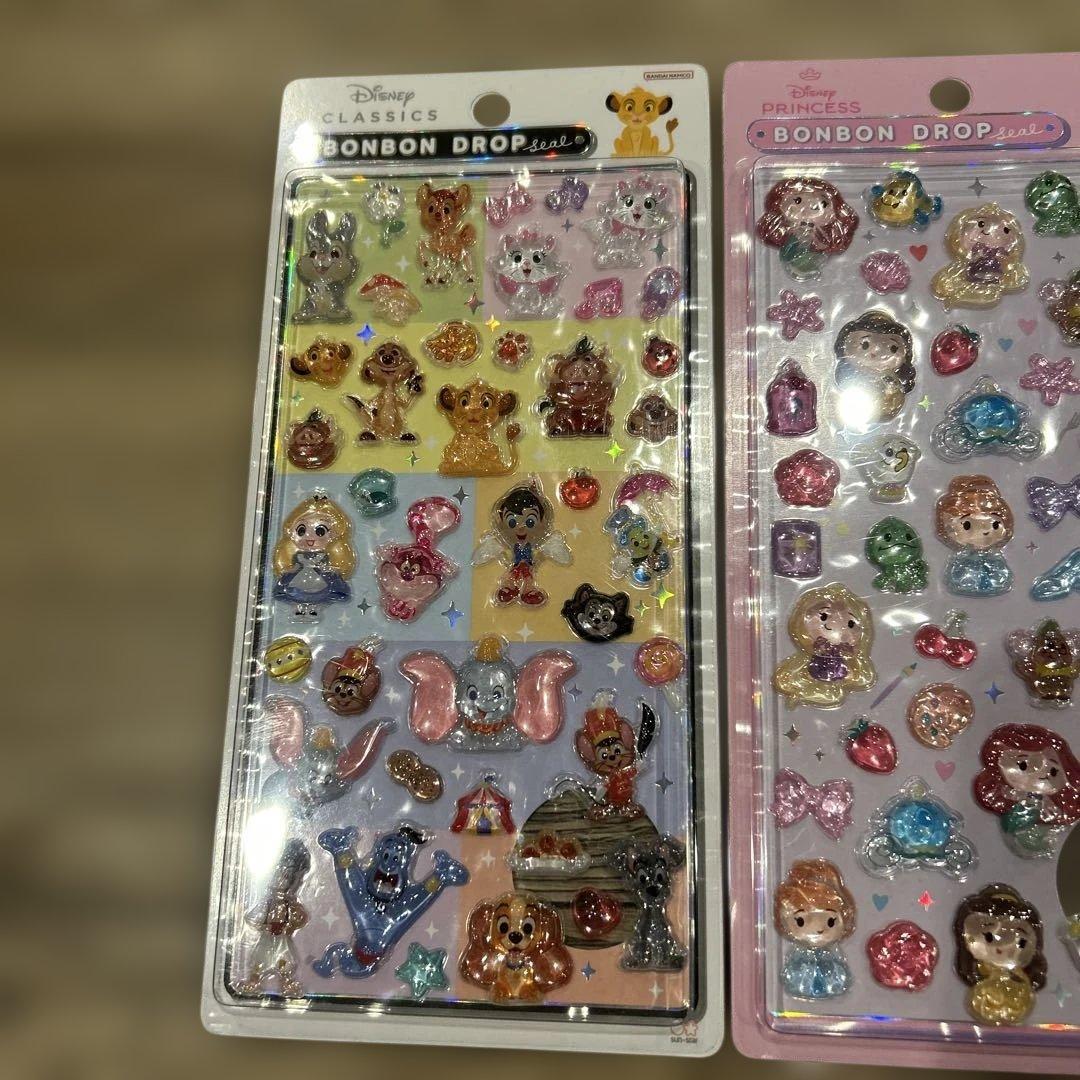 ボンボンドロップシール　ディズニー４種　正規品