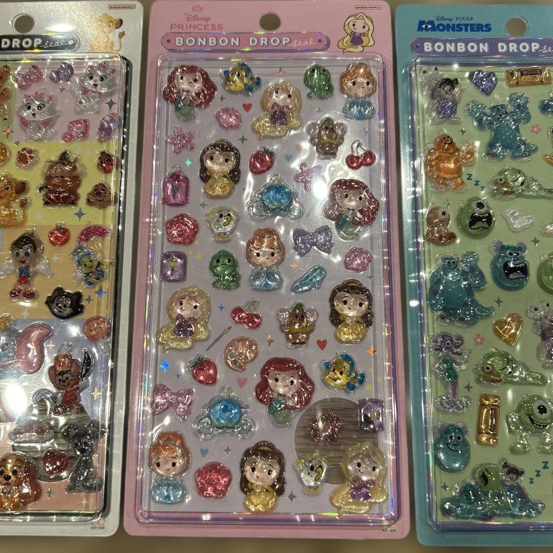 ボンボンドロップシール　ディズニー４種　正規品