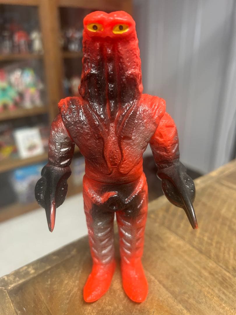 【美品】キングザウルスシリーズ　ゴドラ星人　フィギュア　ソフビ　当時もの