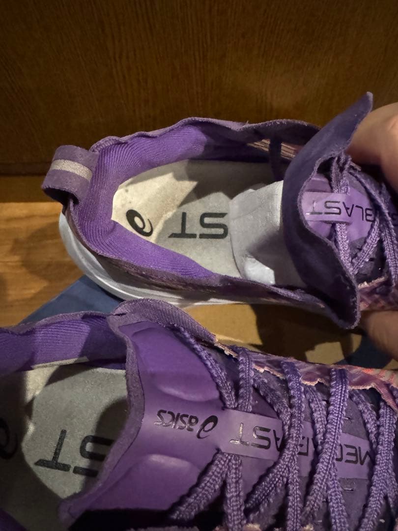 ASICS megablast 25.5cm アシックス メガブラスト 江戸紫