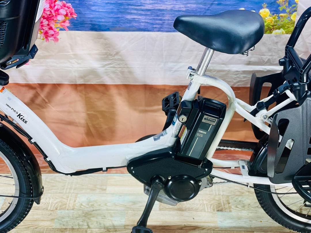 パスキス12AH⭐️人気モデル！ヤマハ子供乗せ電動アシスト自転車Y2806