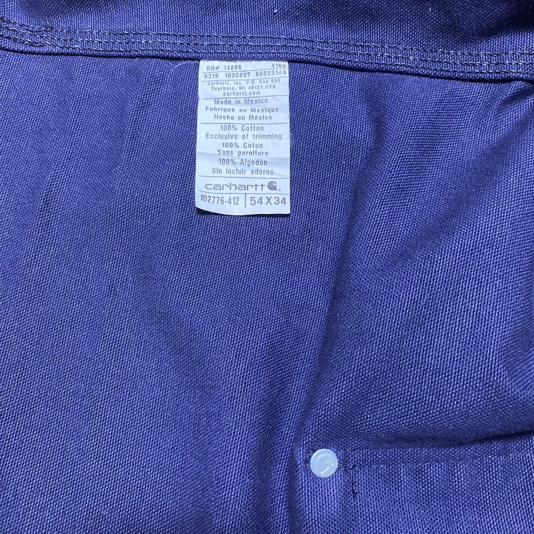 カーハートダブルニー超ビックサイズ ネイビー