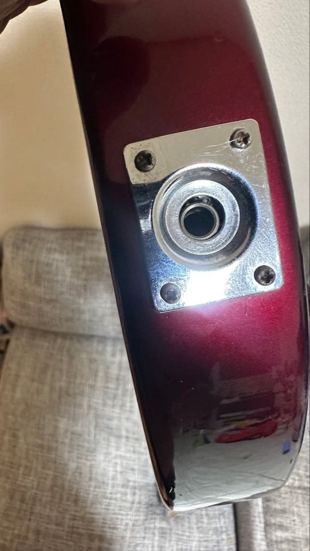 ぢ*い様 ジャンク　Aria Pro II PE-JR600 レッド ギター ケ