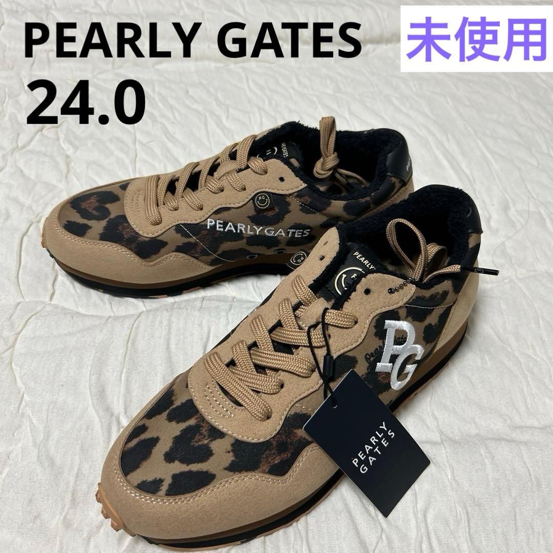 PEARLY GATES ヒョウ柄 ゴルフシューズ　レオパード　スニーカー