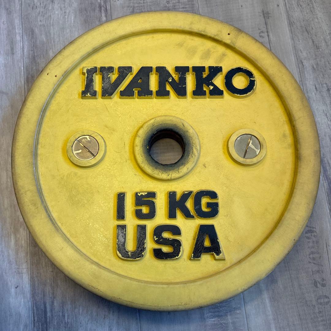 IVANKO(イヴァンコ) ラバー バンパープレート 15kg 1枚 ②