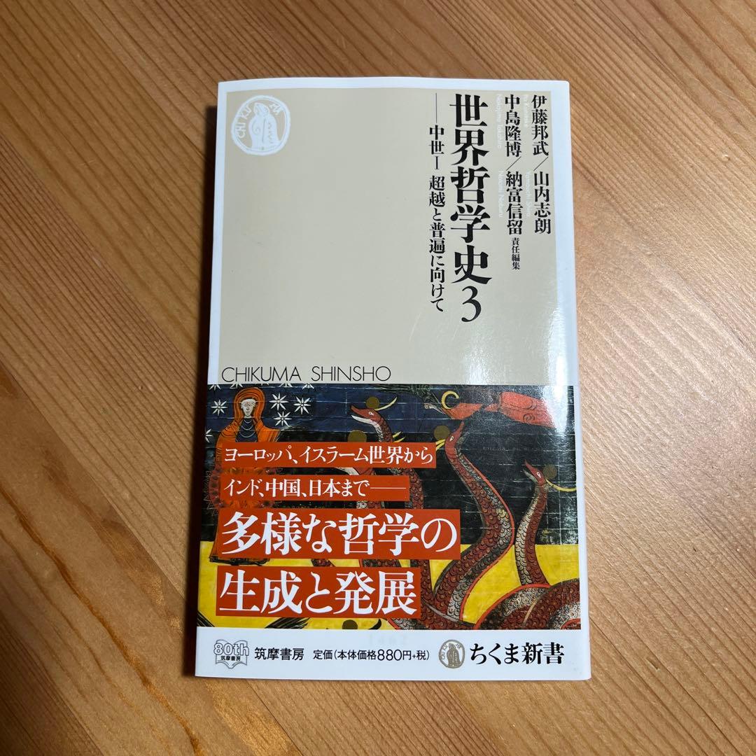 世界哲学史全9冊　ちくま新書　岩波　学芸文庫　中島隆博 納富信留 伊藤邦武 山内