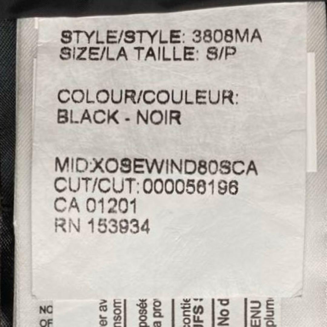 美品 カナダグース ダウン アウター ウィンダムパーカ 3808MA ロゴ 黒