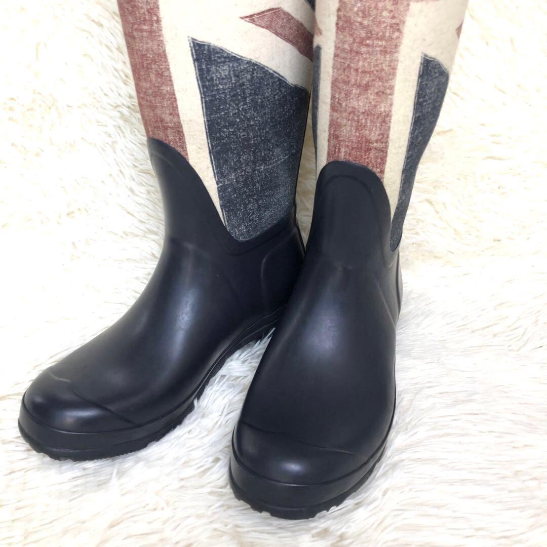 ハンター　HUNTER　レインブーツ　ユニオンジャック　UK6 限定品　長靴