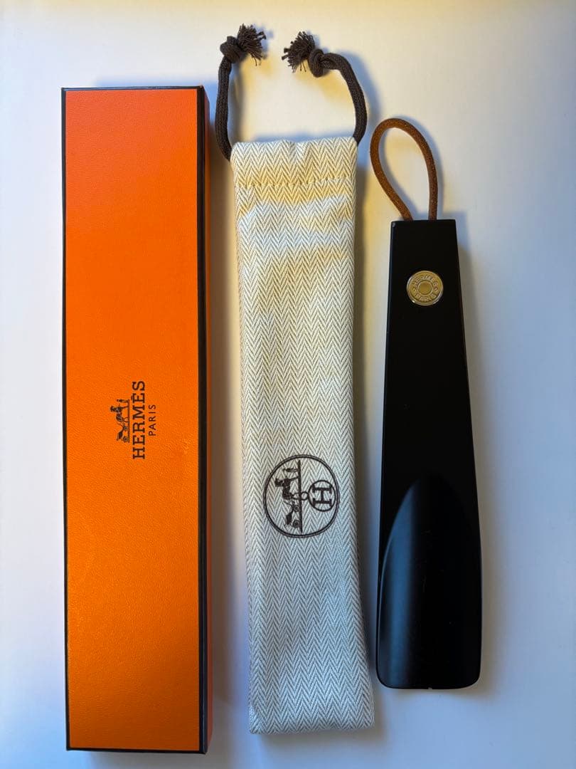 エルメスHERMES 靴べら シューホーン専用袋付き未使用品です