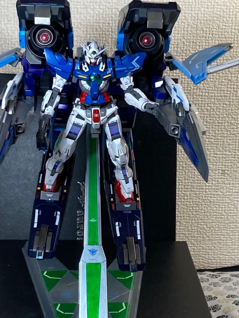 HG gnアームズ　RGエクシア　完成品　全塗装