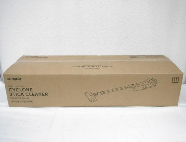 アイリスオーヤマ 充電式 サイクロンスティッククリーナー SCD-185P-B