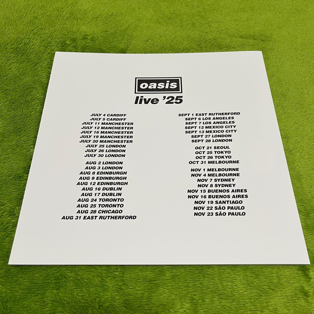 【未読品】oasis live'25 公式パンフレット