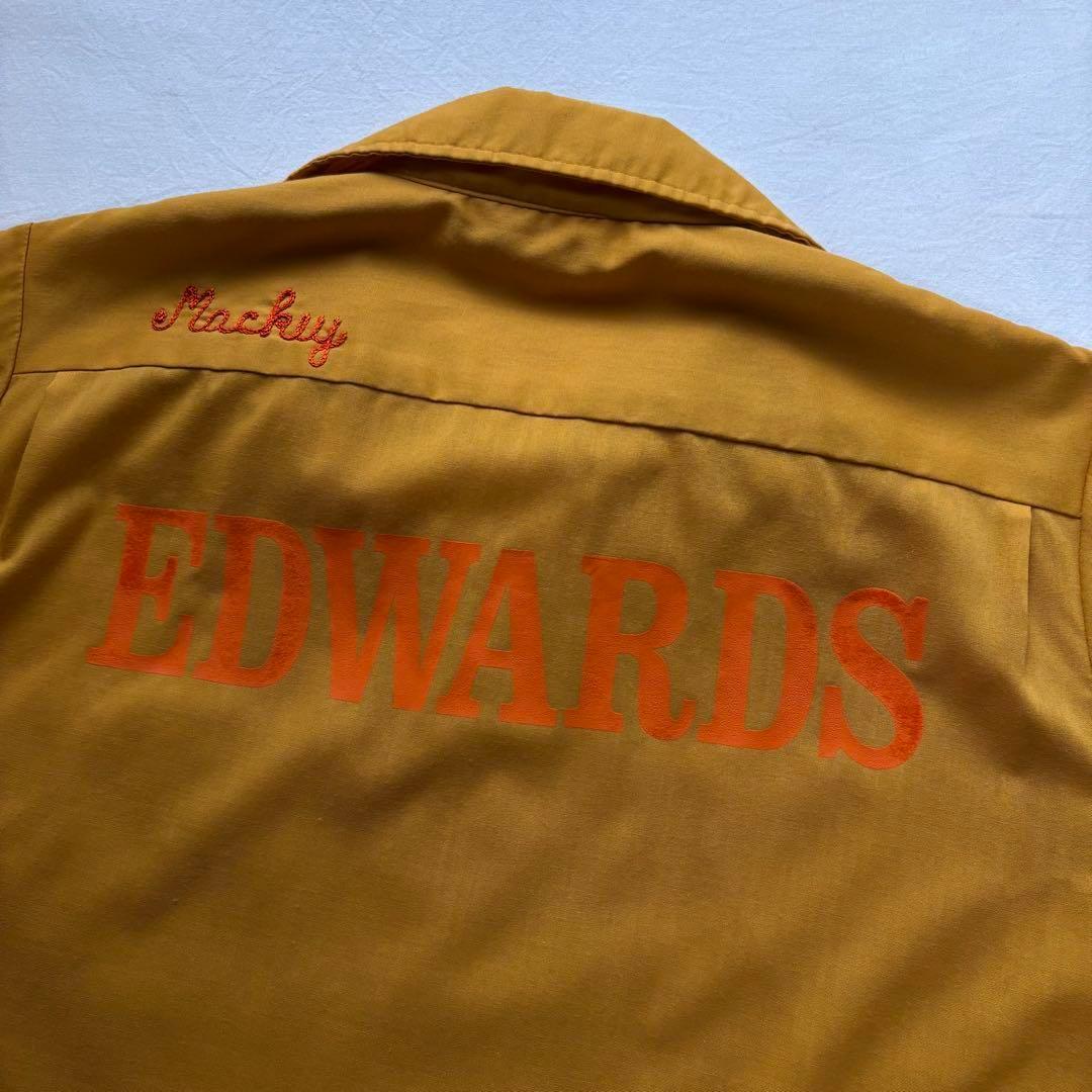 King Louie ボーリングシャツ　イエロー　Mサイズ　アメカジ　70s