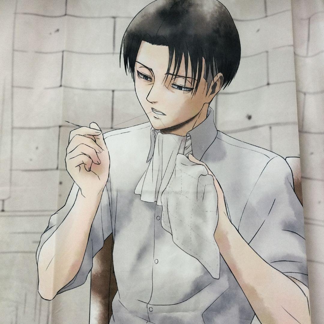 進撃の巨人　一番くじ　調査兵団調査報告 リヴァイ　エレン　BIGクロス　セット