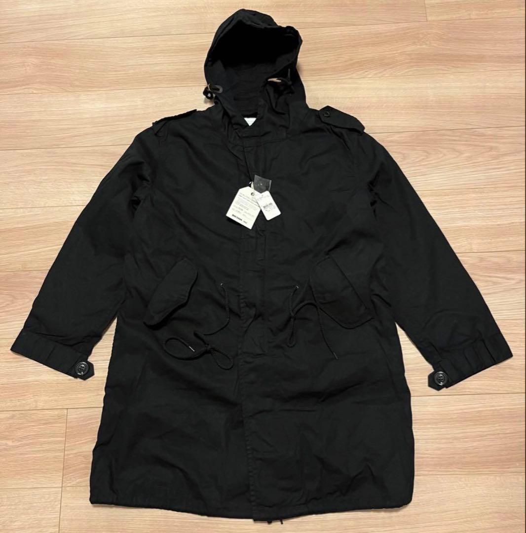 新品 HOUSTON M-51 パーカー ブラック 黒 S モッズコート