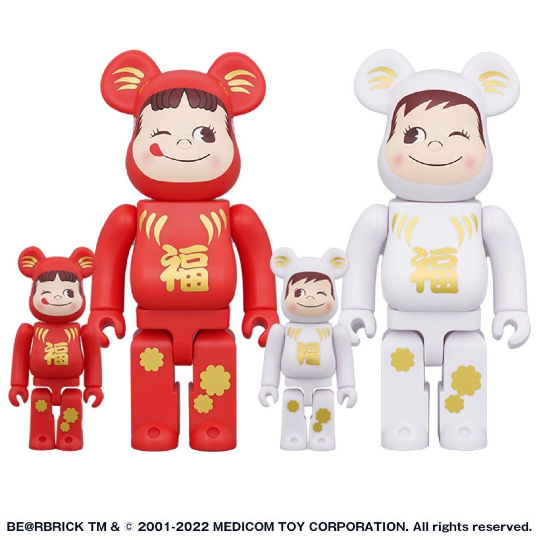 ペコちゃん　BE@RBRICK ベアブリック　達磨　 未開封