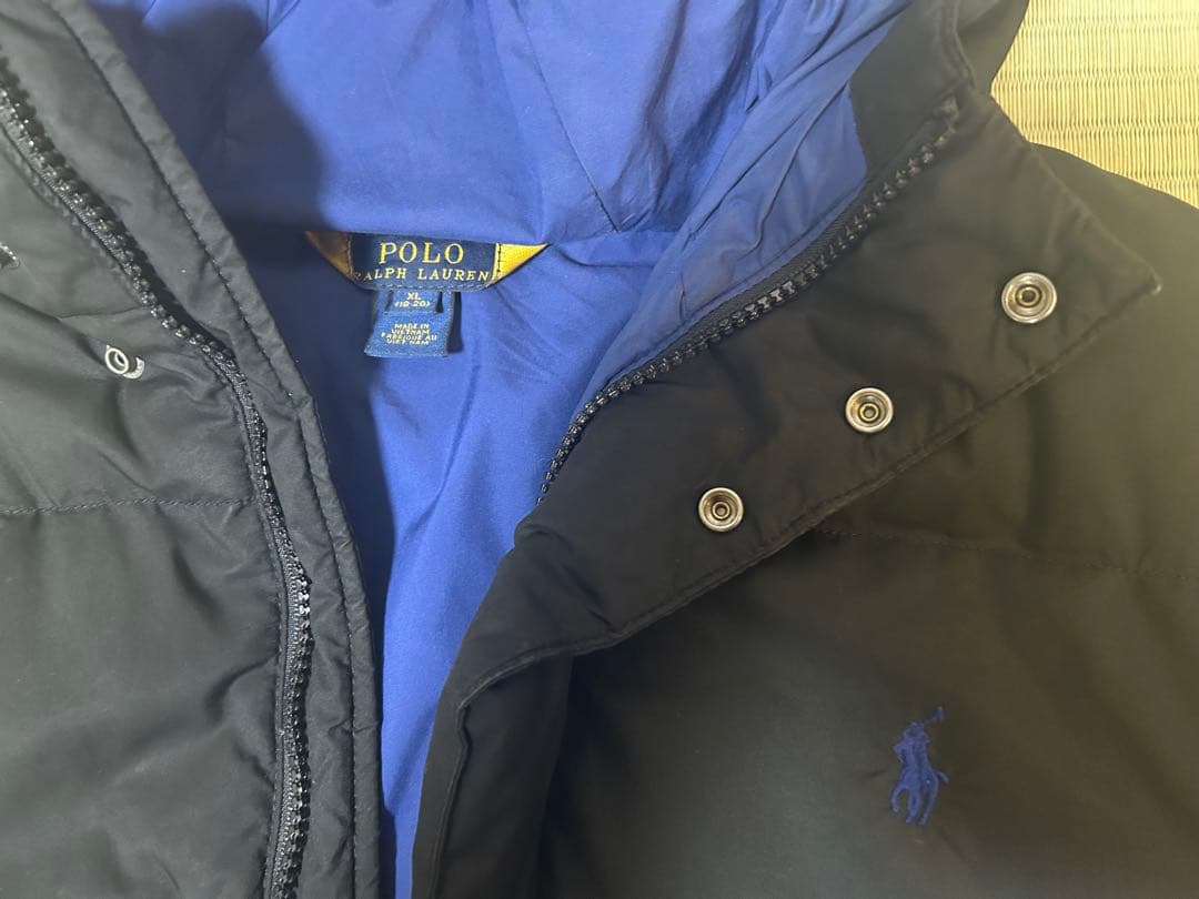 【送料無料】Polo Ralph Lauren フード付きダウンジャケット 黒