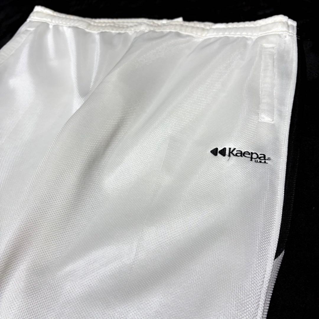 状態◯【Kaepa／ケイパ】トラックジャケット上下セット 刺繍ロゴ シルバー系