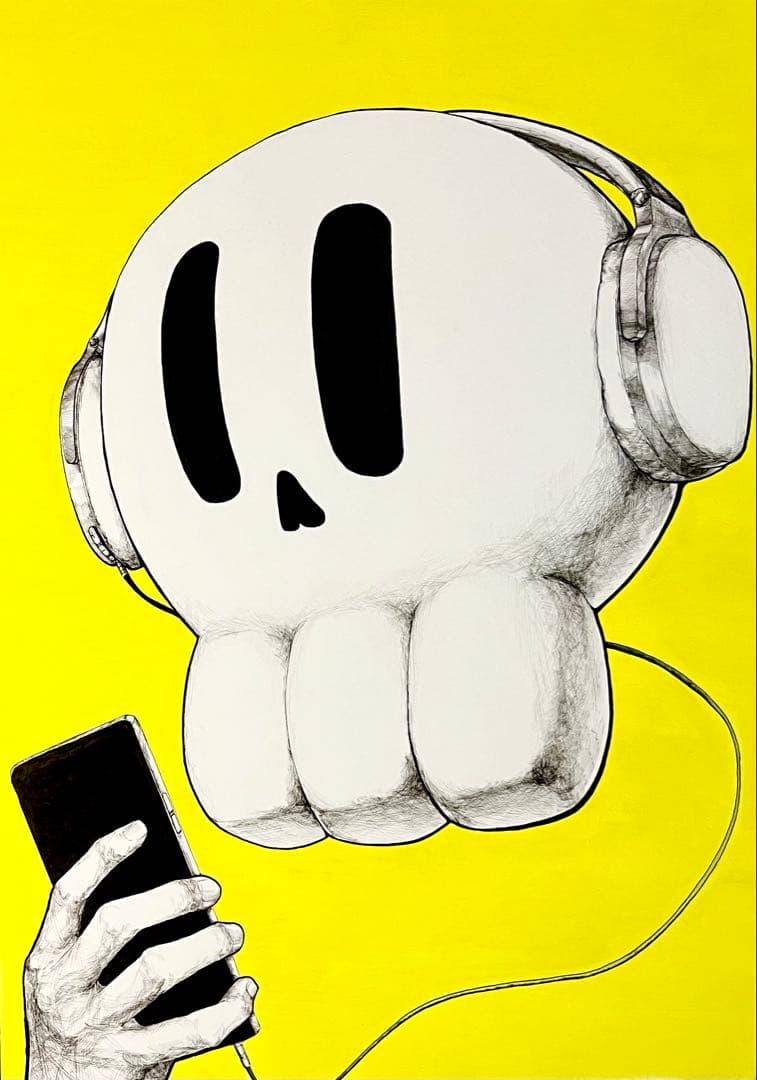 [作品]「Banger」 B2 (原画)現代アート　ポップアート