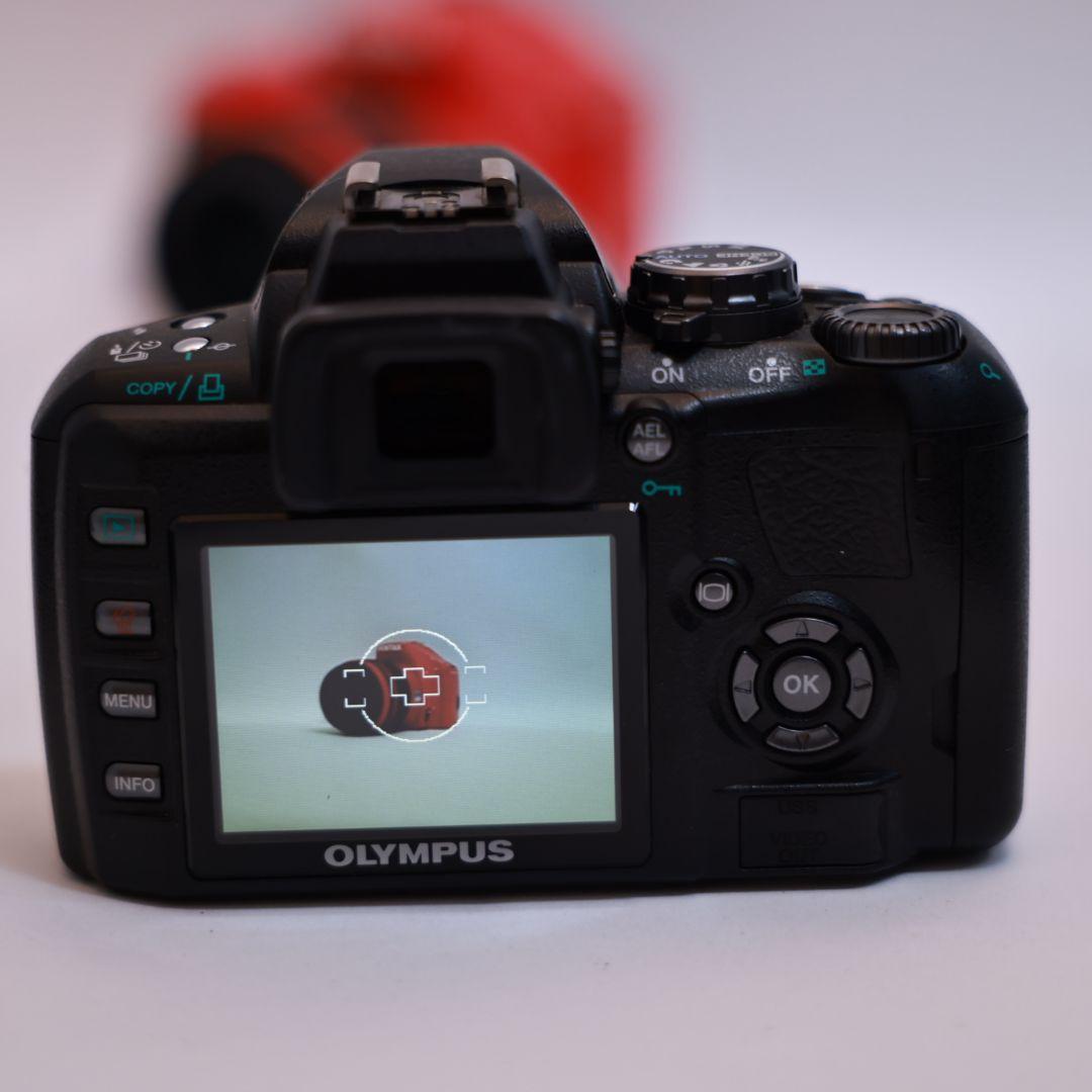 スマホ転送可 OLYMPUS e-410 一眼レフデジタルカメラ 標準望遠レンズ