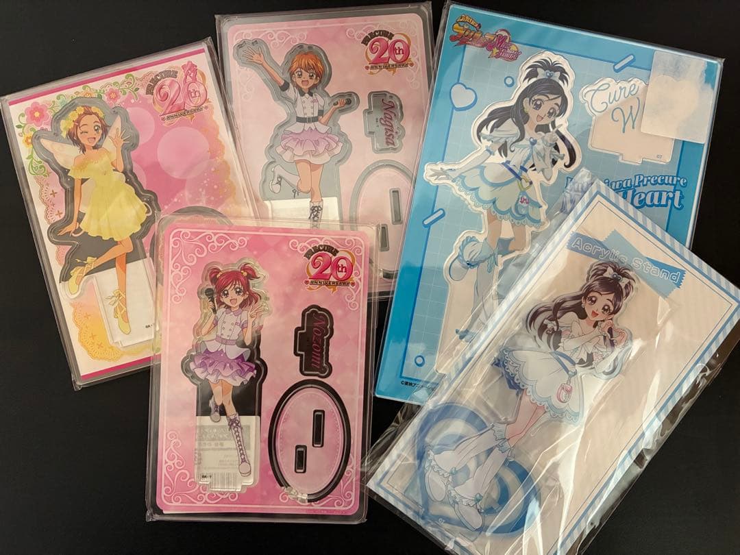 プリキュア　アクリルスタンド　5個セット