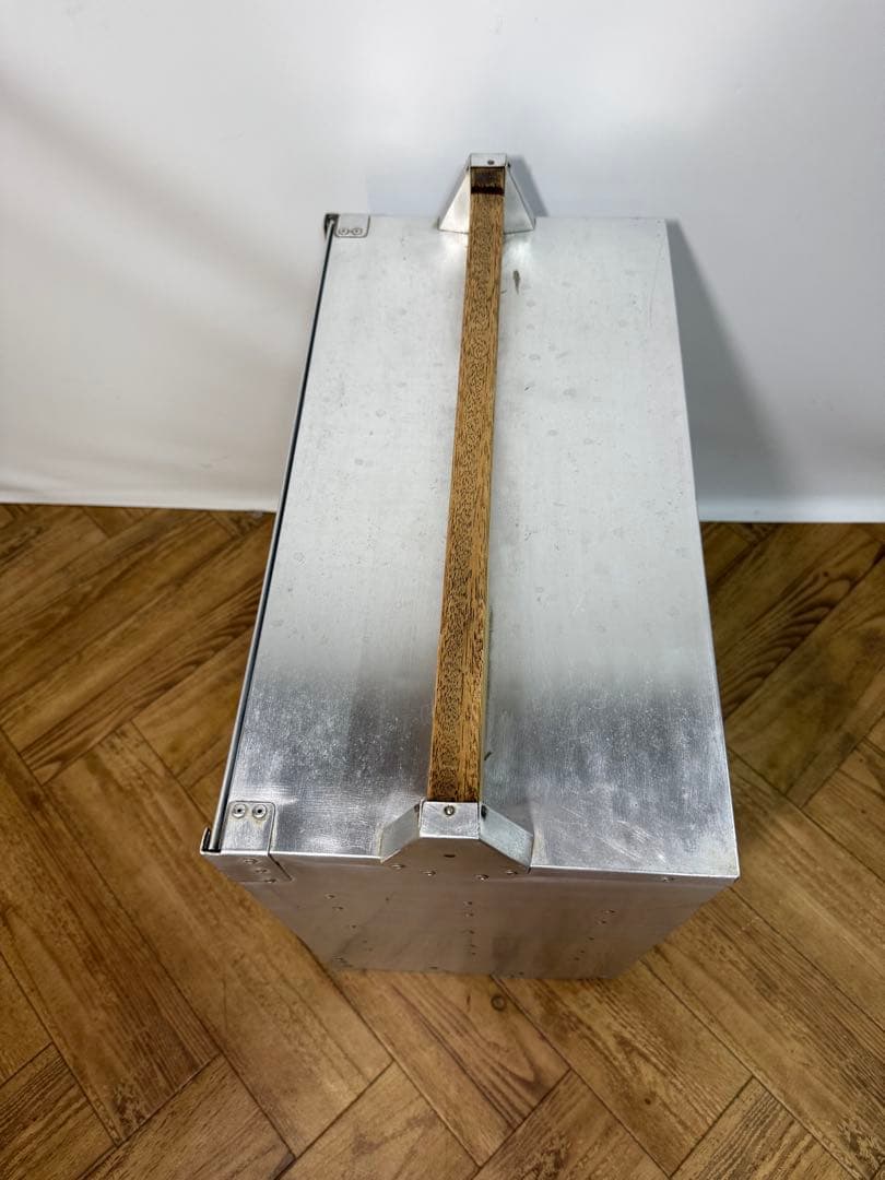 ◆出前箱◆おかもち◆47.5×25.5×47.5◆4段◆アルミ製◆岡持ち◆