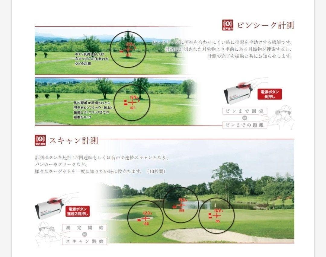 【新品】ショットナビ ゴルフ 距離計 Voice Laser Red +おまけ