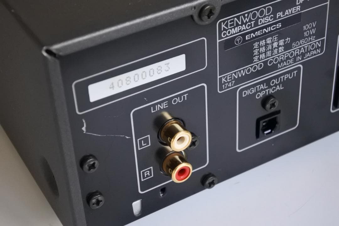 ■KENWOOD DP-1001G DAC7搭載機 正常動作品■