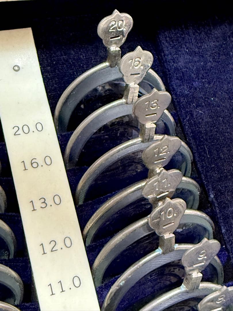 希少 流通無し アンティーク 試験 検眼 トライアルレンズセット