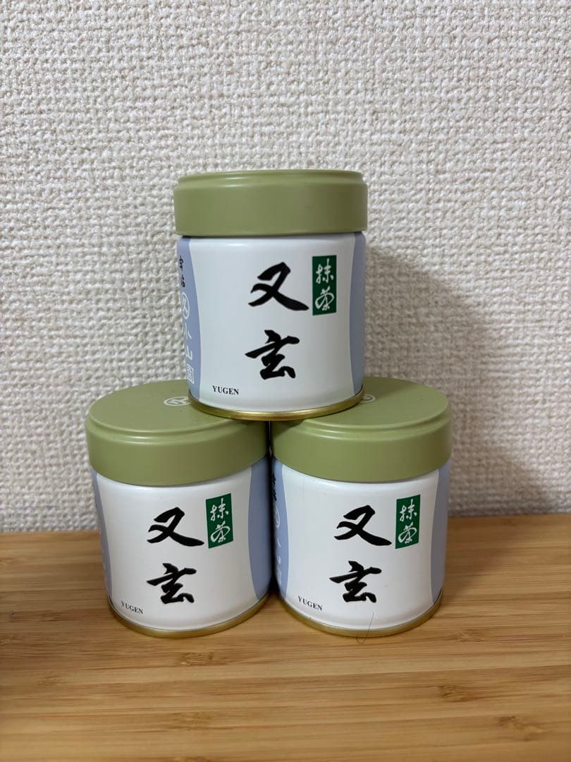 丸久小山園　抹茶　又玄　40g ×3缶セット