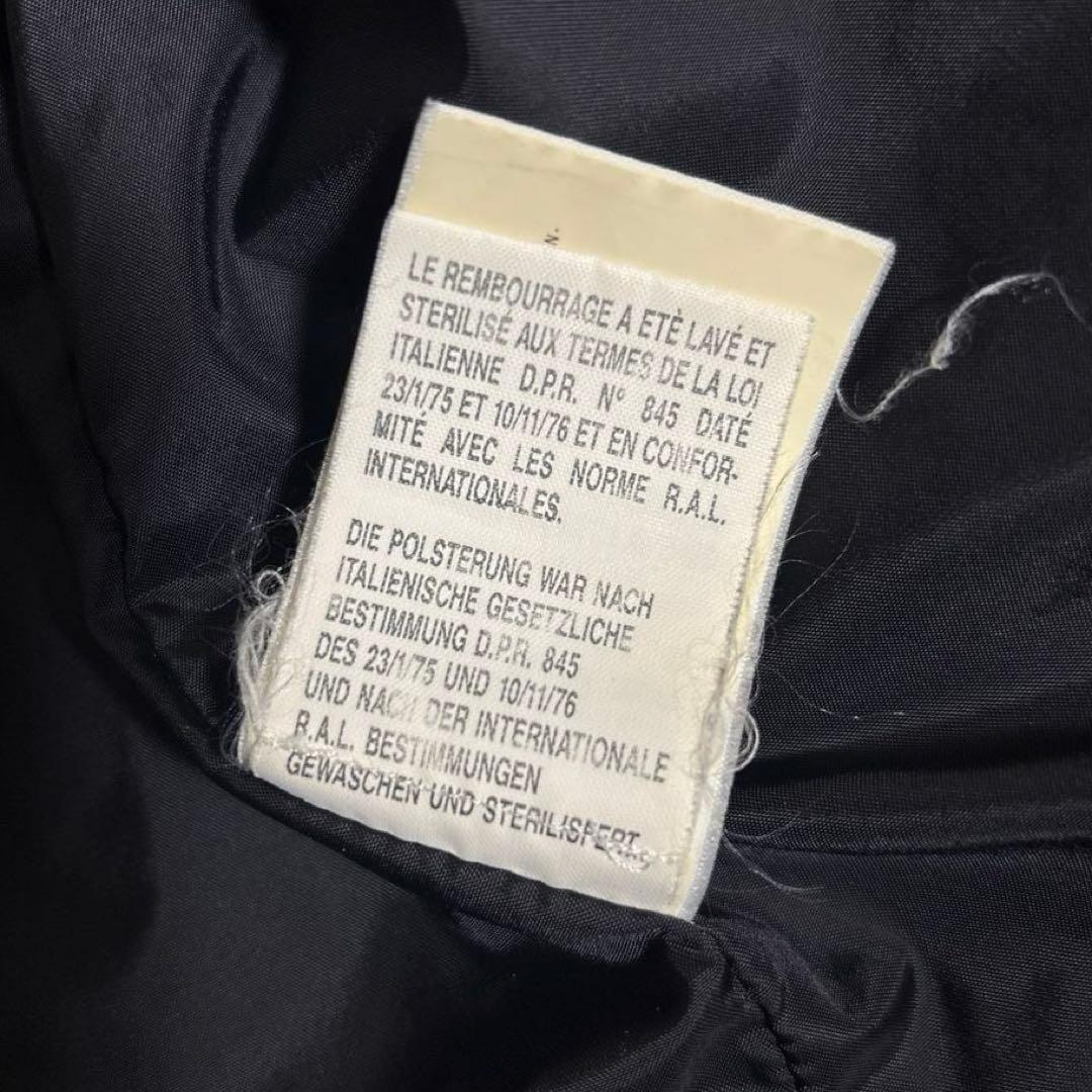 極上ARMANI JEANSキルティング中綿グースダウンジャケットAJパイピング