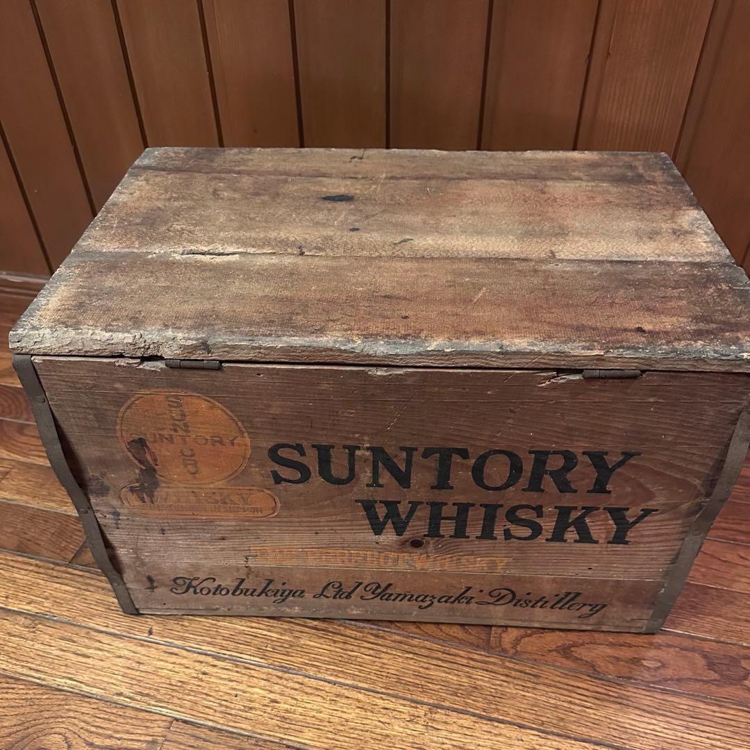 壽屋　サントリーウィスキー　初期　木箱　希少です